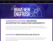 Tablet Screenshot of engfrosh.com